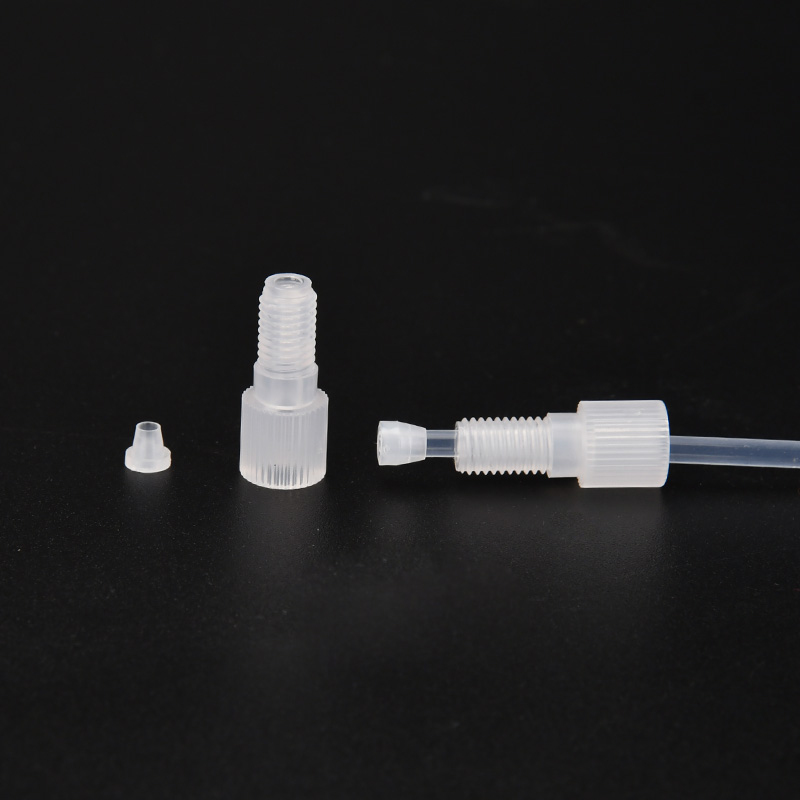 Ptfe Tube - موصل أنابيب طبي بخيوط PP PFA