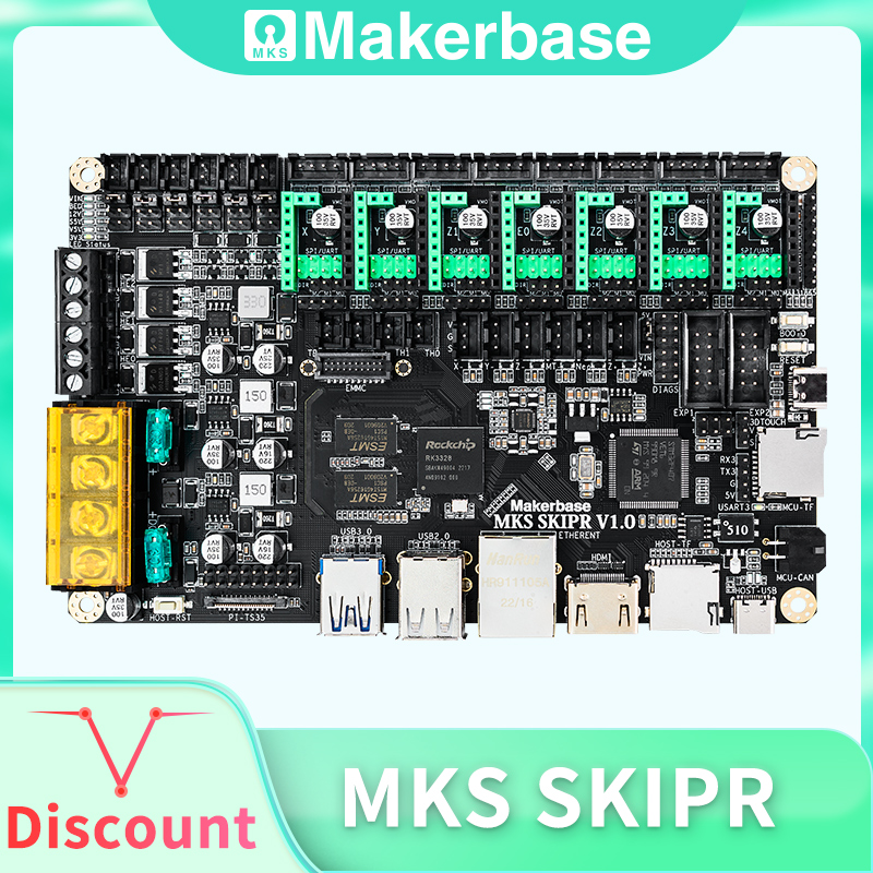 Mks Sgen - لوحة طابعة ثلاثية الأبعاد Makerbase MKS