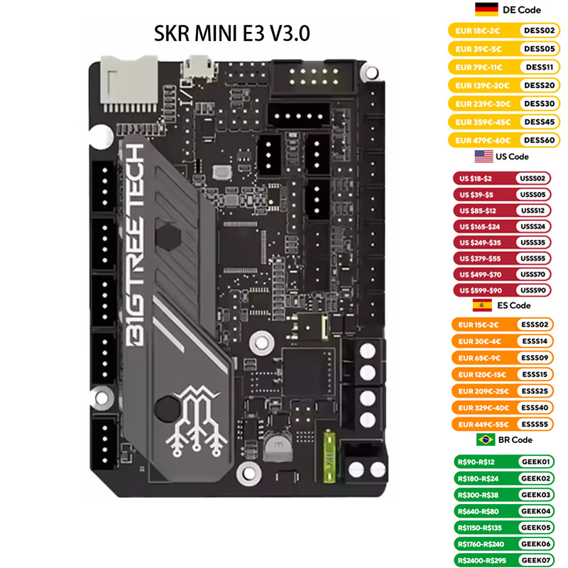 Skr Mini E3 - ملحقات طابعة صغيرة من BIGTREETECH موديل