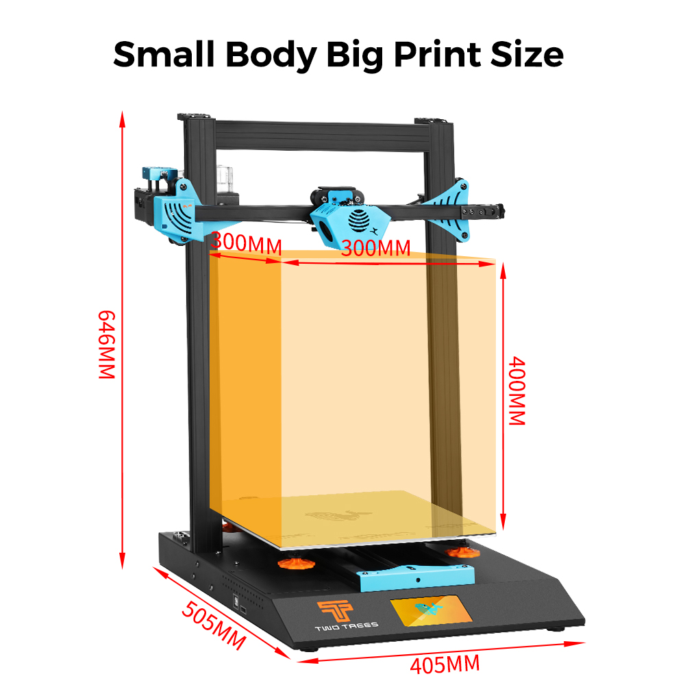 Twotree Blu-5 Bluer زائد l3D م - مراجعة Corexy 3D Printer Kit وسعره