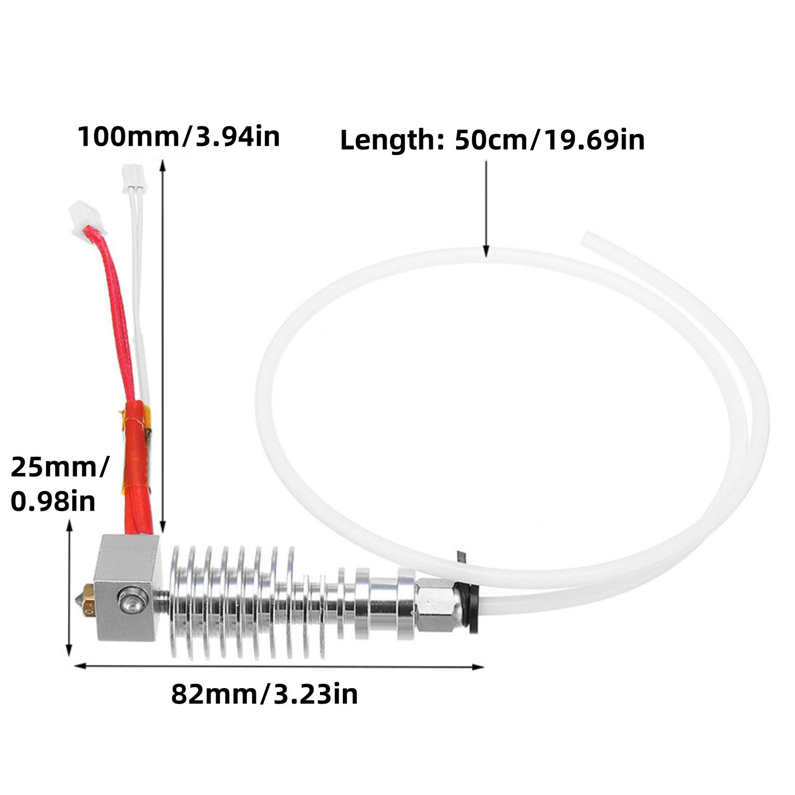 طقم رأس طباعة V5 J-Head معدني  - مراجعة Hotend 0.4Mm وسعره