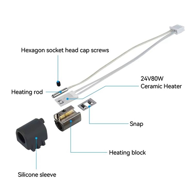 قطعتان لطقم هوت إند 3 ماكس - ق - مراجعة Hotend Assembly وسعره