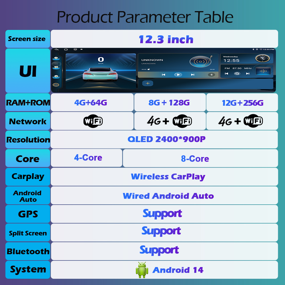 12.3 بوصة QLED 2400*900P اللاس - مراجعة Cr Touch وسعره