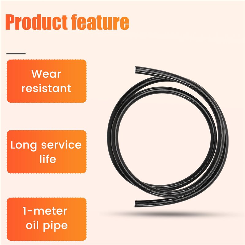 خرطوم فرامل دراجة نارية AN3 1M - مراجعة Ptfe Tube وسعره