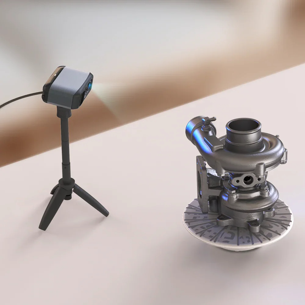 ماسح ضوئي محمول باليد يعمل بال - مراجعة Handheld 3D Scanner High Precision وسعره