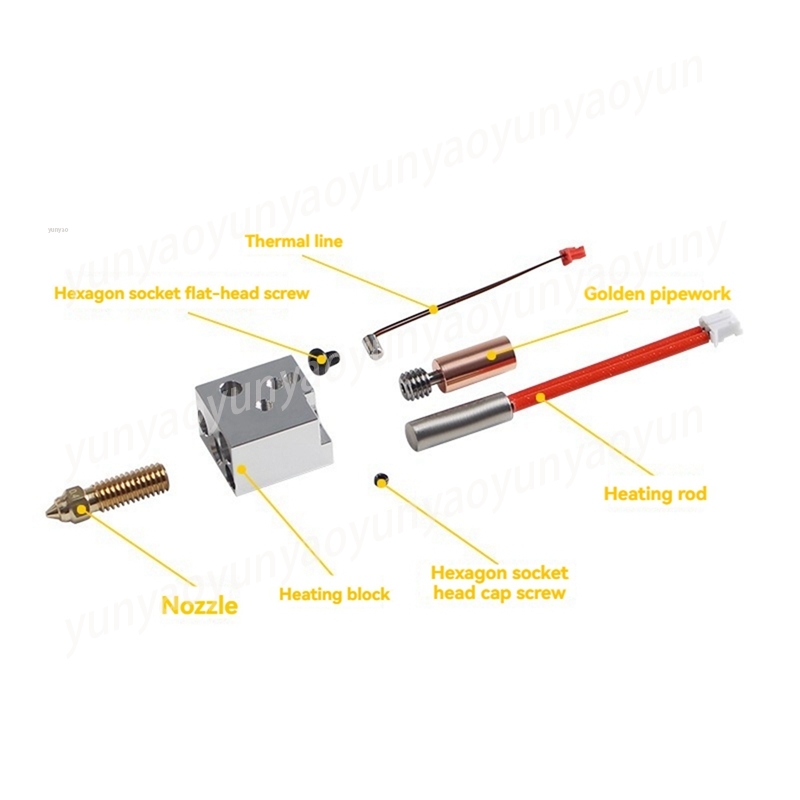 طقم هوت إند معدني عالي التدفق  - مراجعة Hotend 0.4Mm وسعره