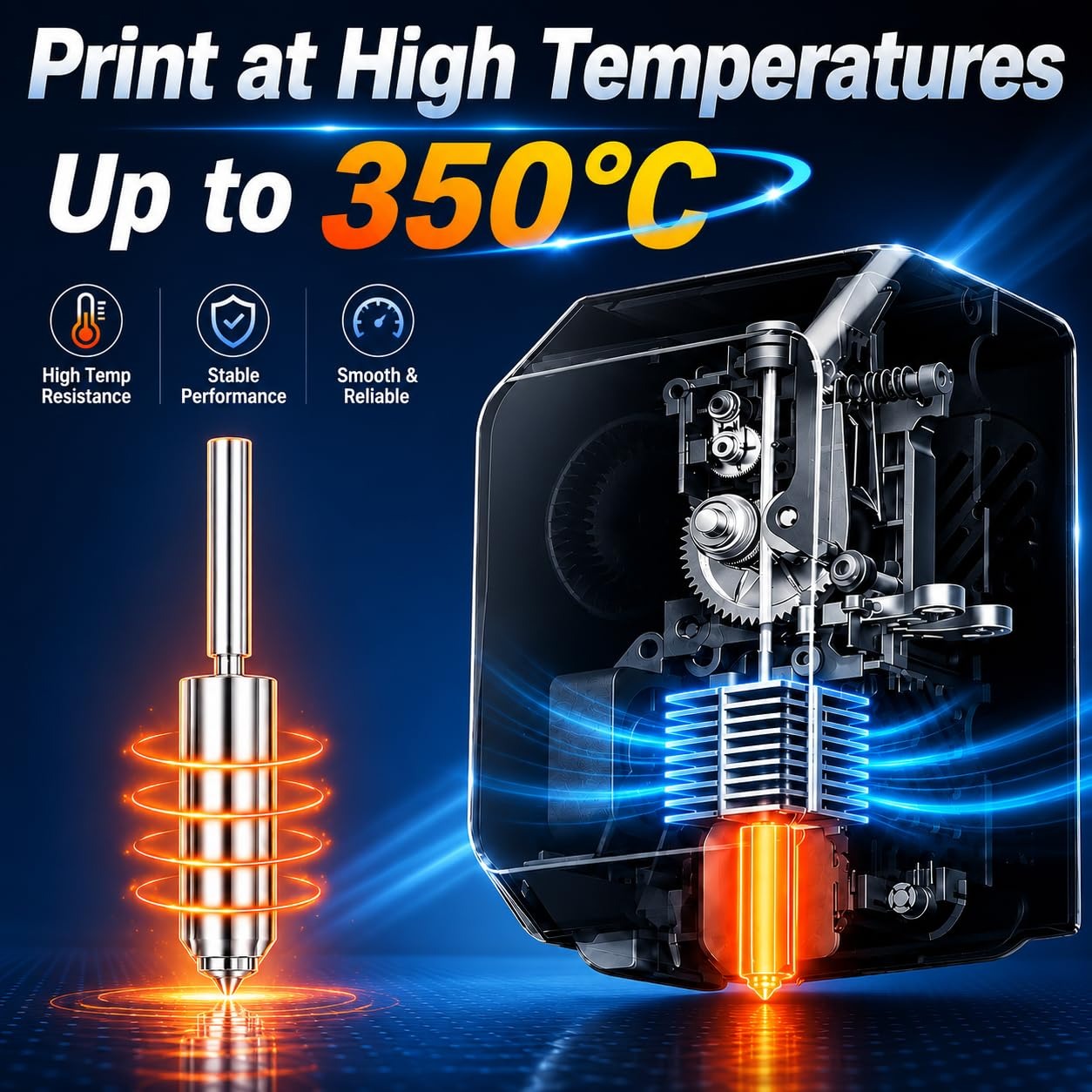 فوهات فولاذية مقوية لطابعة Any - مراجعة Hotend 0.4Mm وسعره