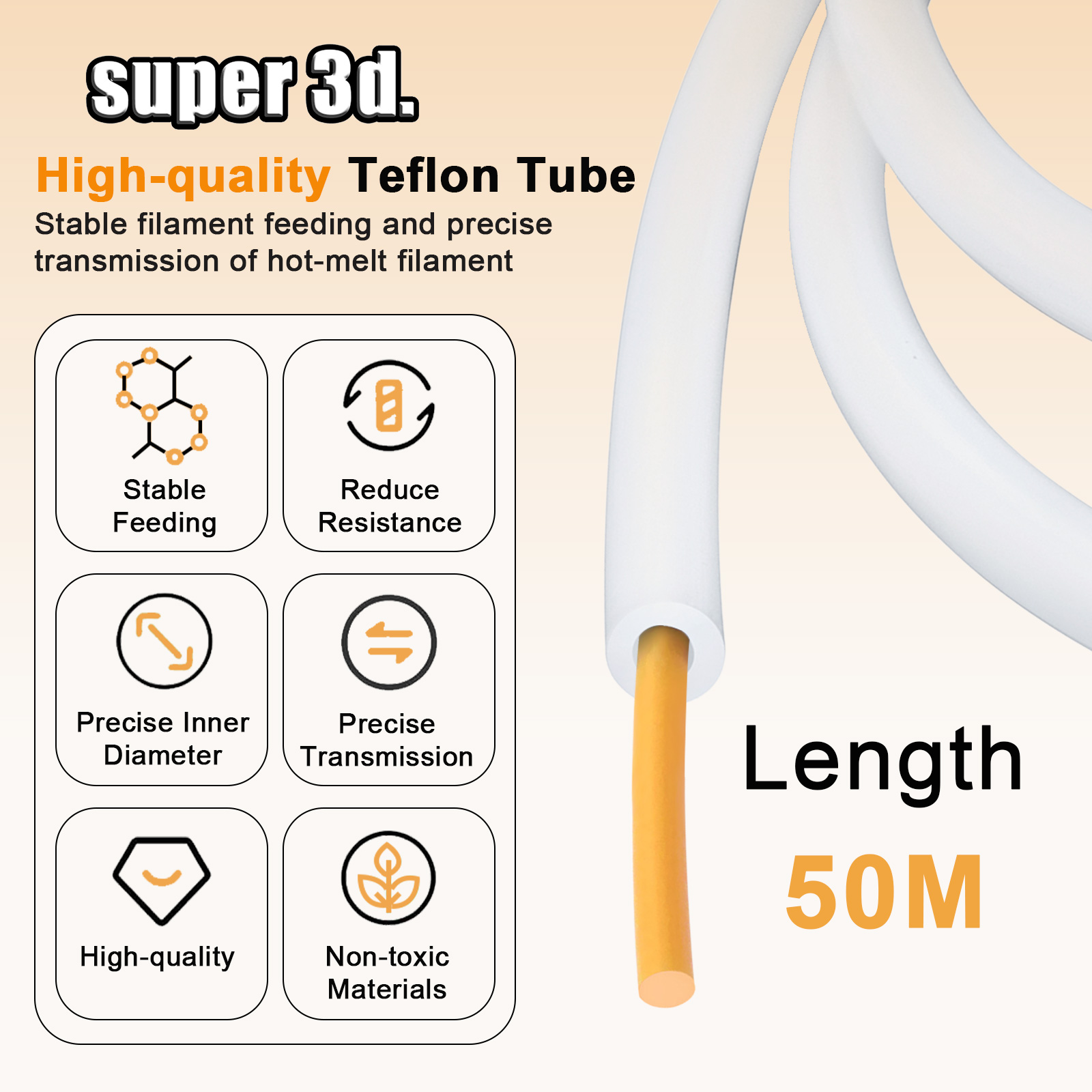 أنبوب PTFE من Bambu Lab بطول 1 - مراجعة Bowden Tube وسعره