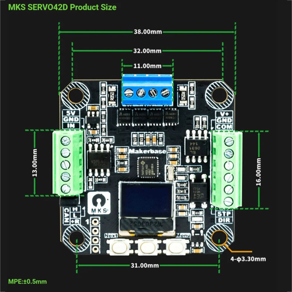 [AC18 Digital]/SERVO42D 40 CAN - مراجعة Closed Loop Stepper Motor Nema 17 وسعره