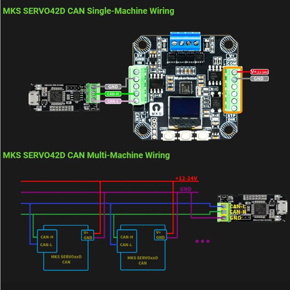 [AC18 Digital]/SERVO42D 40 CAN - مراجعة Closed Loop Stepper Motor Nema 17 وسعره