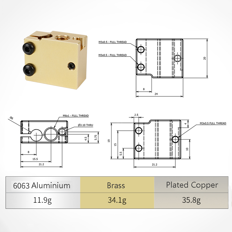 عالية الجودة PT100 بركان كتلة  - مراجعة Direct Drive Extruder وسعره