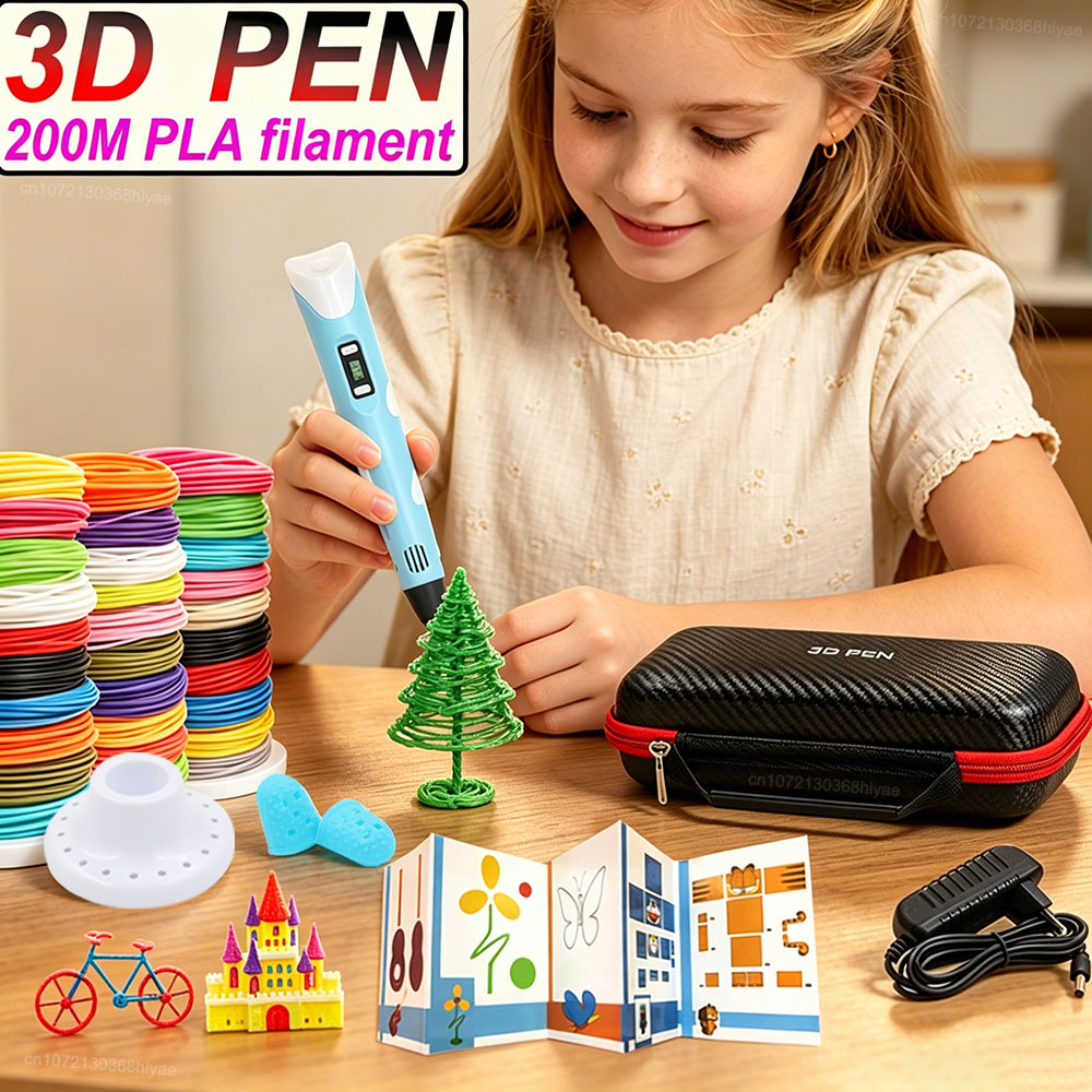 قلم ثلاثي الأبعاد جديد للأطفال - مراجعة Pla Filament وسعره