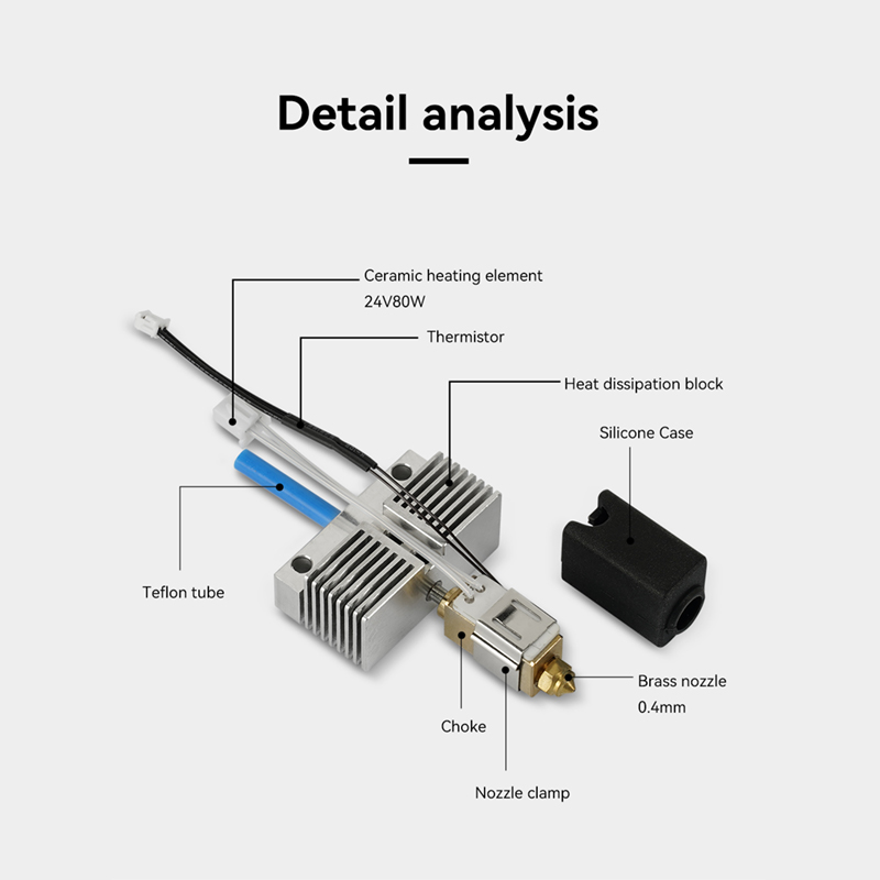Elegoo-Neptune 4 Plus رأس طباع - مراجعة Hotend Assembly وسعره