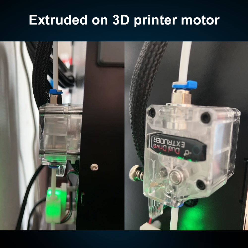 شفاف DDB المزدوج محرك والعتاد  - مراجعة Direct Drive Extruder وسعره