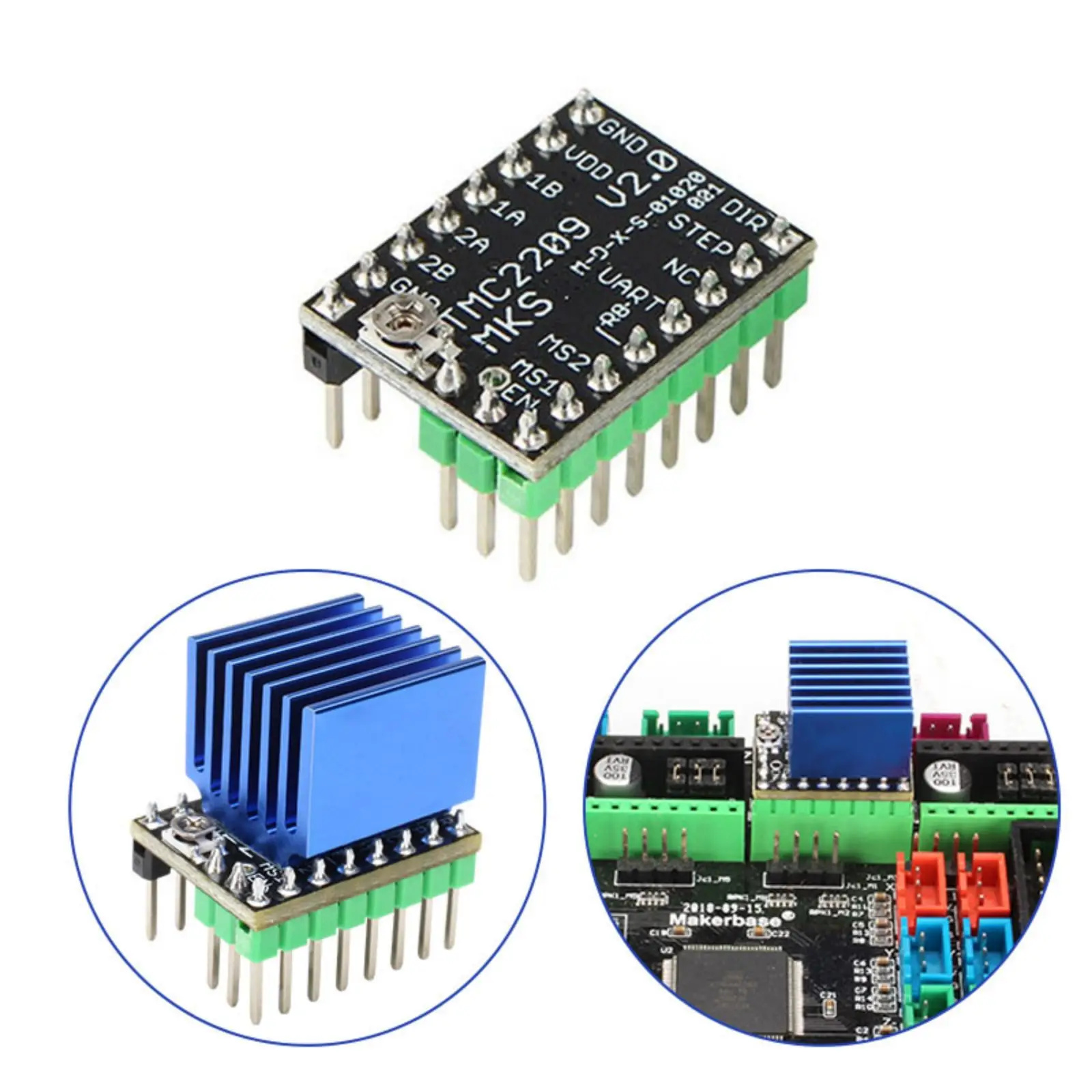 MKS TMC2209 محرك متدرج سائق Sk - مراجعة Mks Sgen وسعره