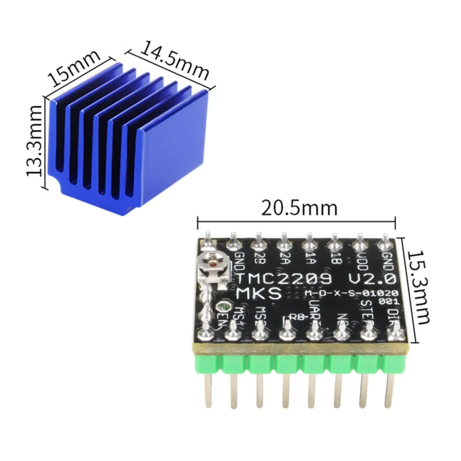محرك خطوي MKS TMC2209 V2.0 Ste - مراجعة Mks Sgen وسعره