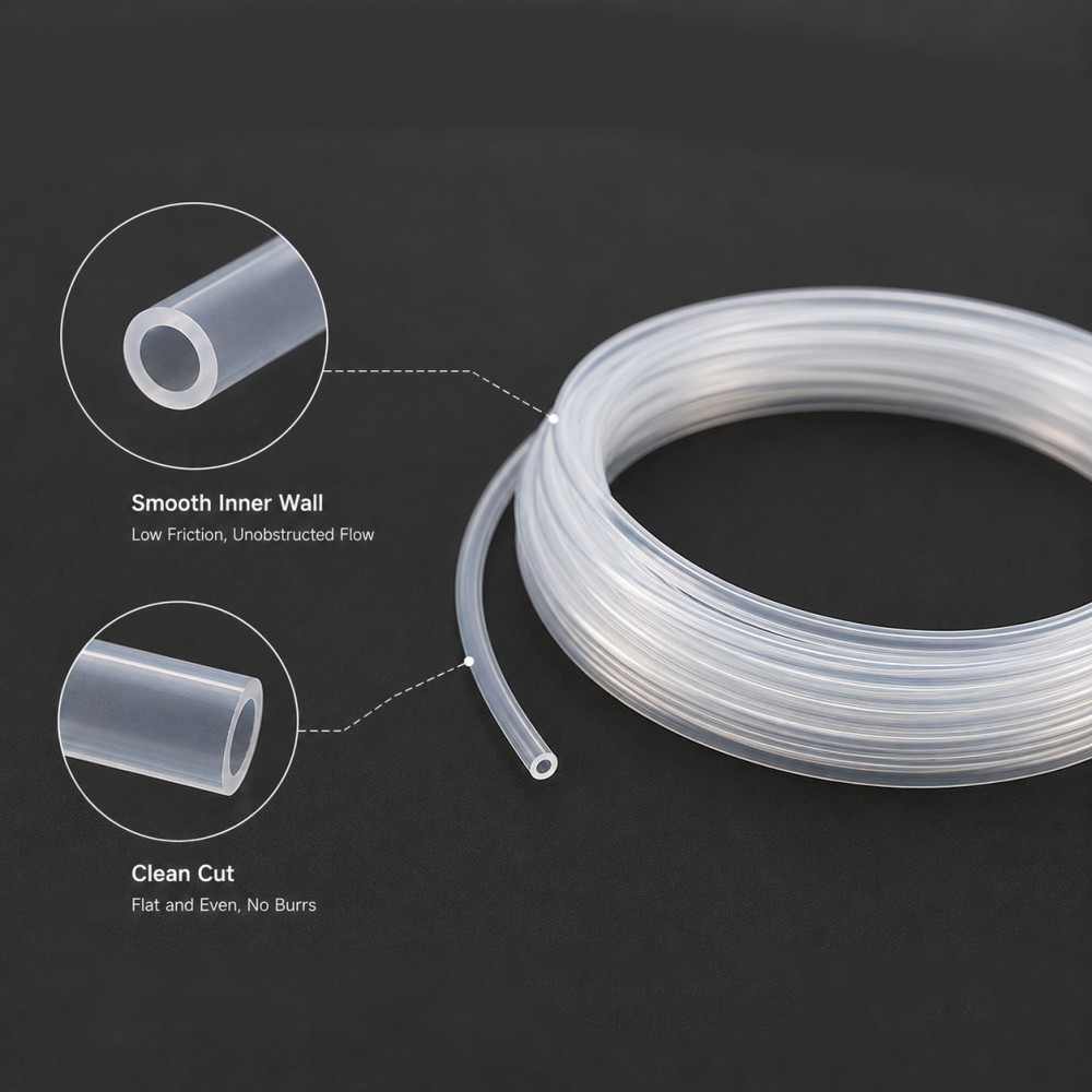 أنبوب شعري شفاف من مادة PTFE ب - مراجعة Ptfe Tube وسعره